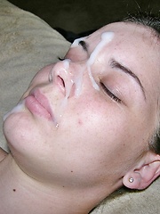 Freckled Face Amateur Teenager Gets A Huge Cum Facial