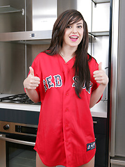 Amazing teen star Autumn Riley is a sexiest fan of Red Sox