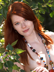 Wonderful redhead teenie Mia Sollis