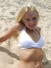 Skye loves to tease in her tiny bikini