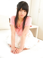 Innocent japanese teen Yuki Shiina shows nude body